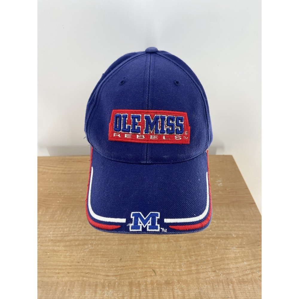 Vintage Ole Miss Rebels Team Starter Cap‎ Adjustable Strapback Colonel Rebel